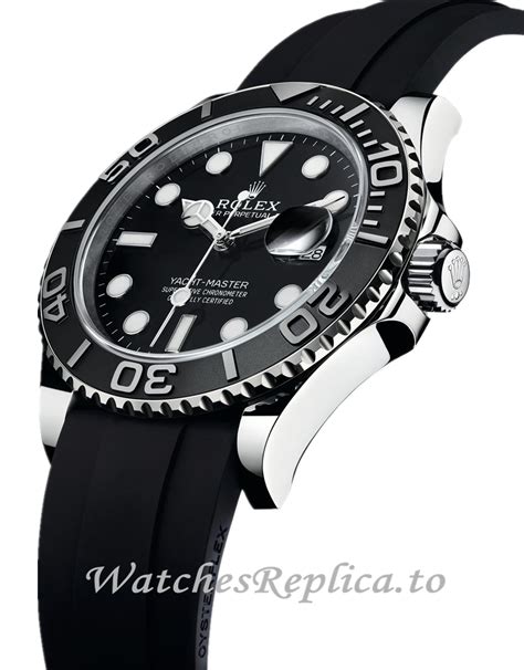 rolex yachtmaster black dial replica|rolex yacht master alternative.